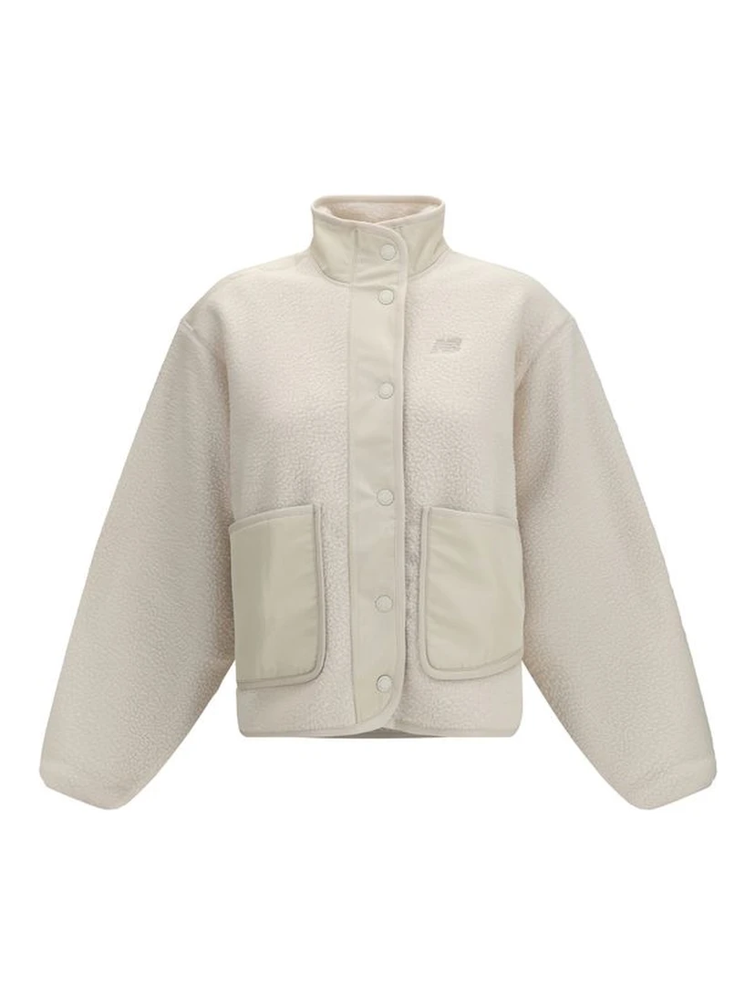 White Recycled Polyester Shell Jacket