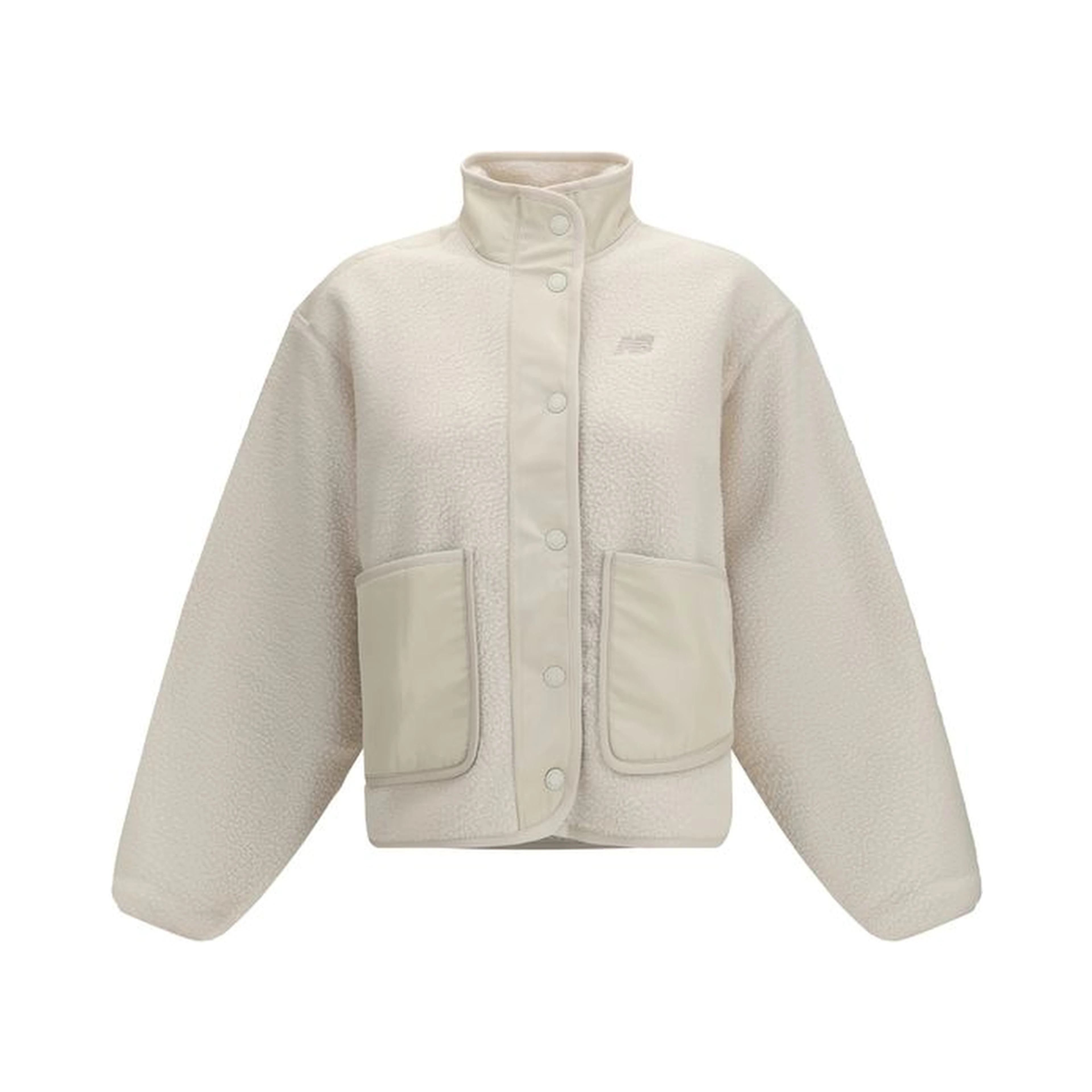 White Recycled Polyester Shell Jacket