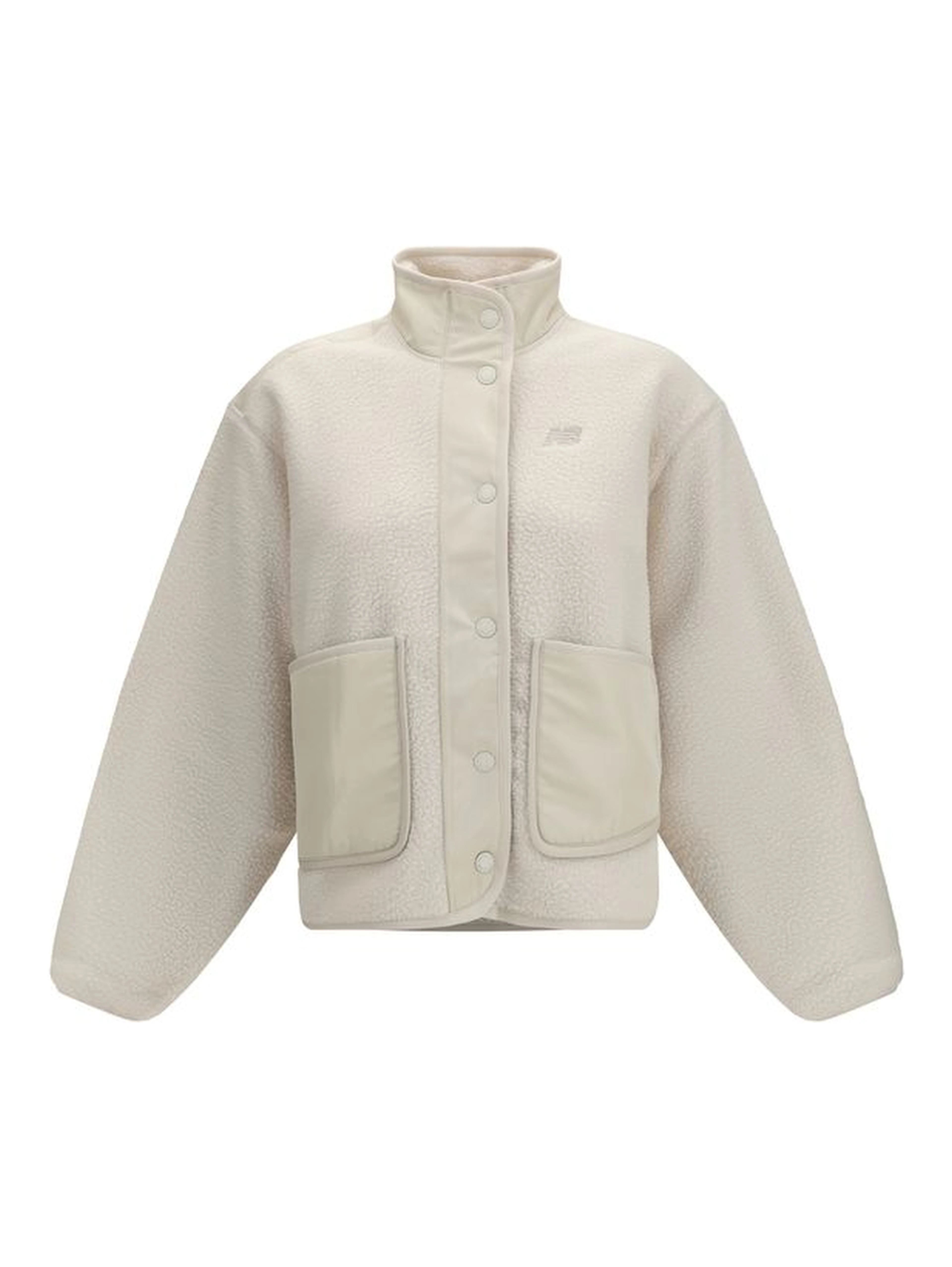White Recycled Polyester Shell Jacket