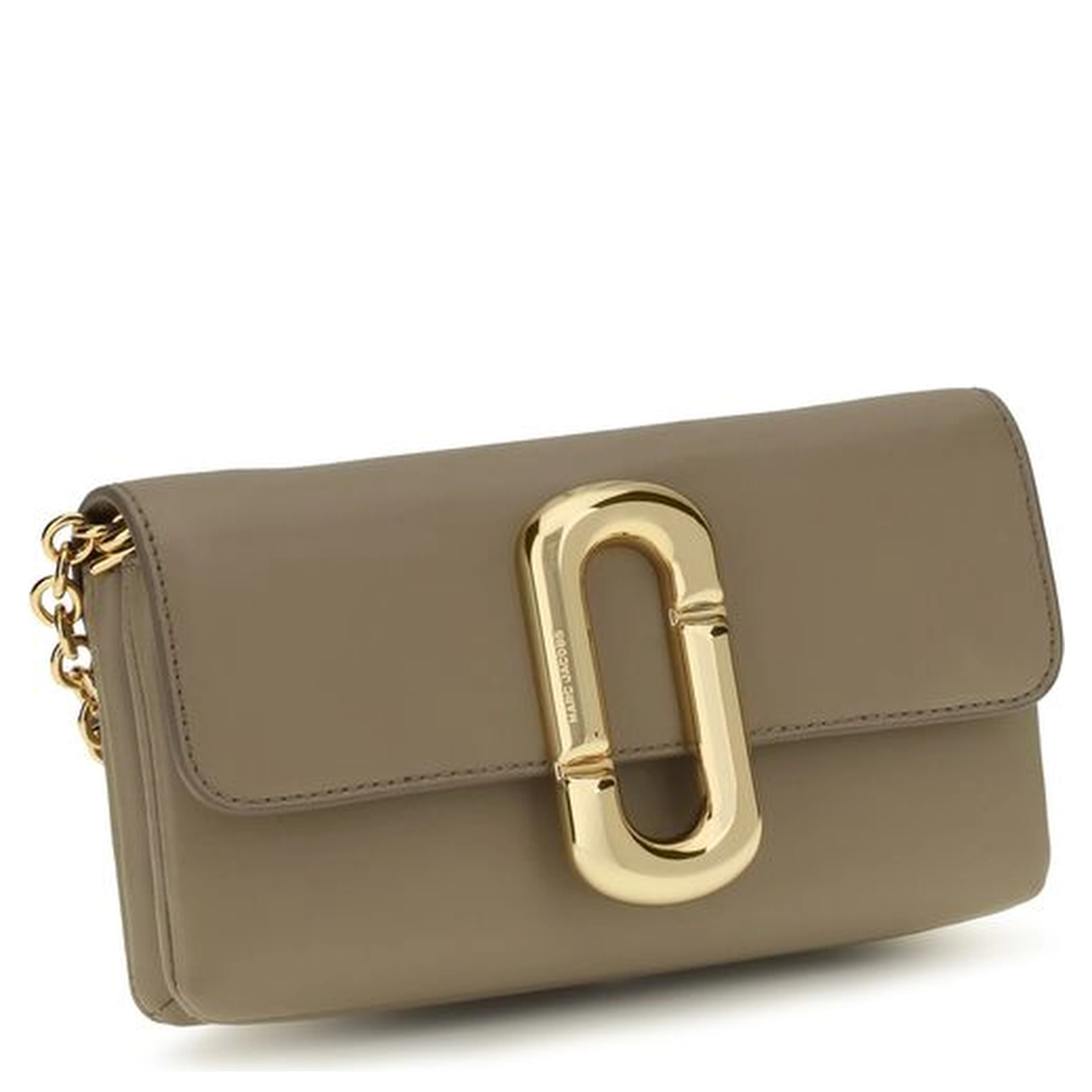 Beige Calf Leather Bos Taurus Wallet