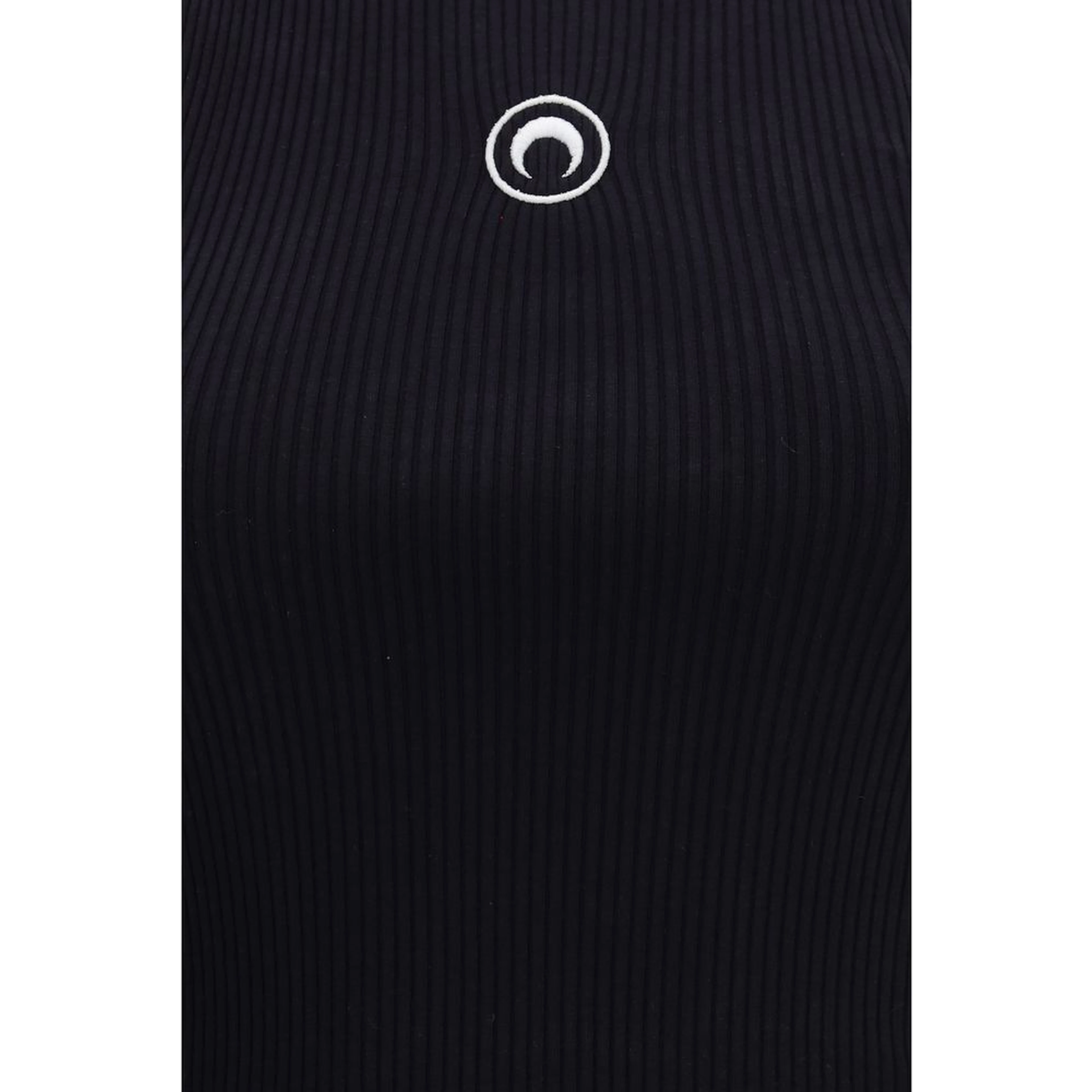 Black Organic Cotton Sleeveles T-Shirt