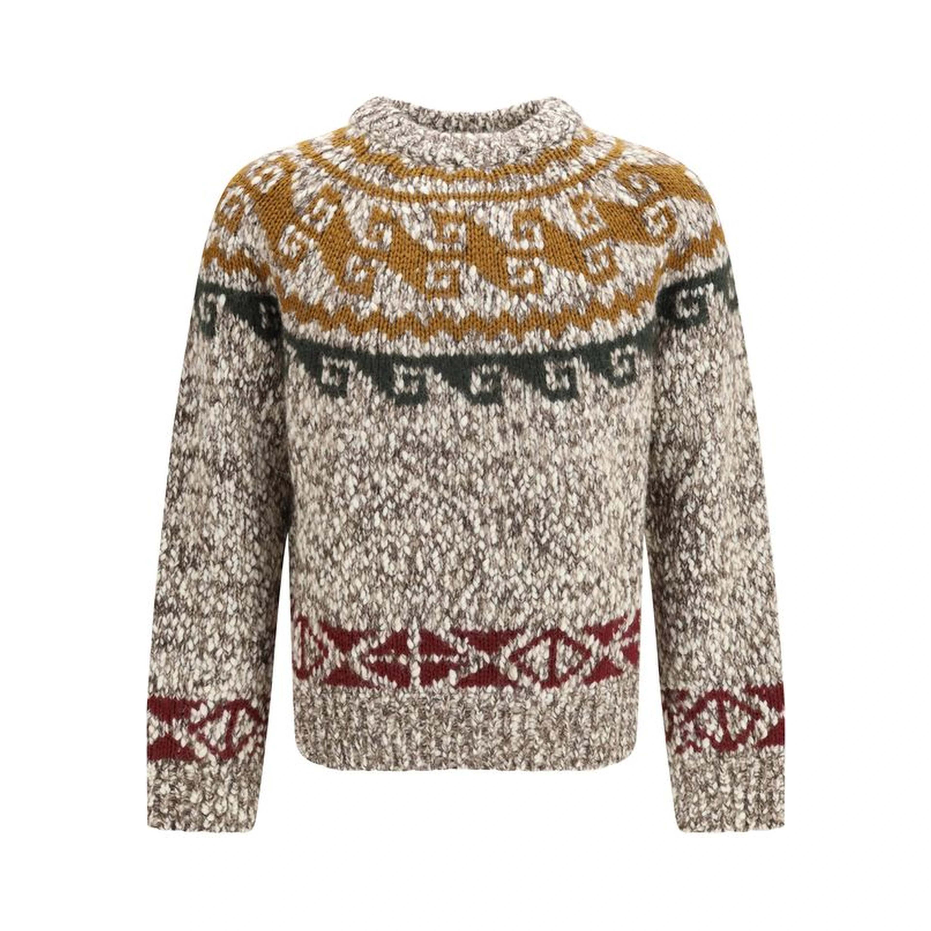 Beige Wool Oves Aries Sweatshirt