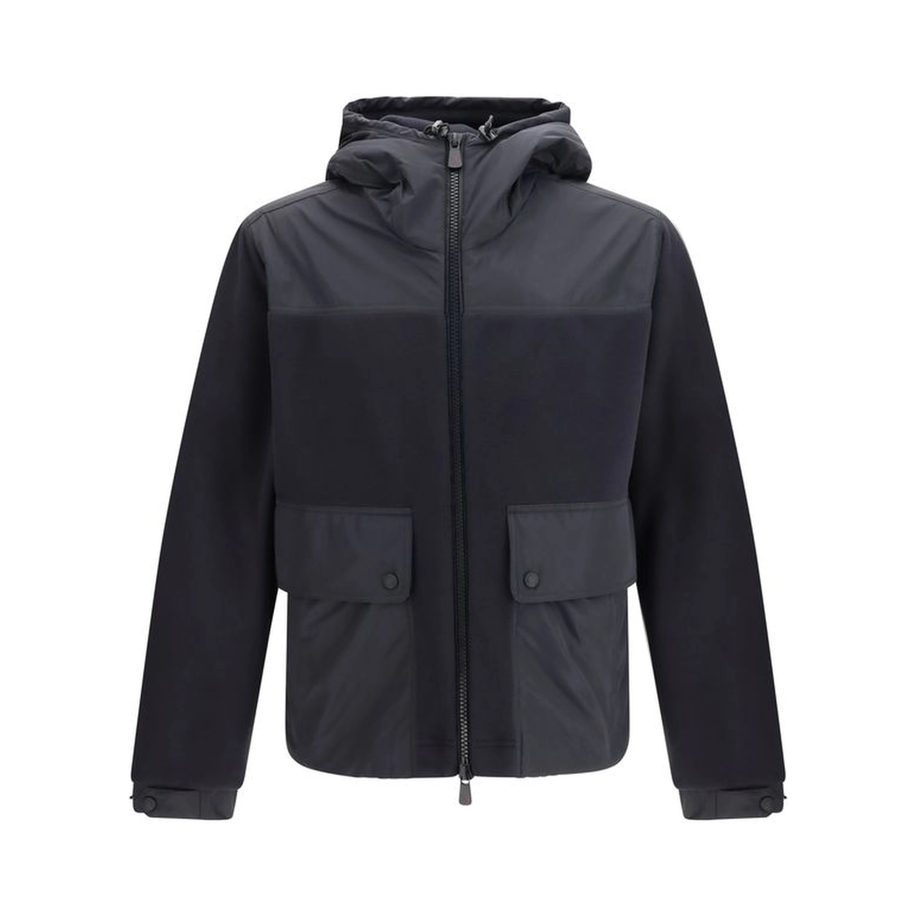 Black Polyester Sweatshirt