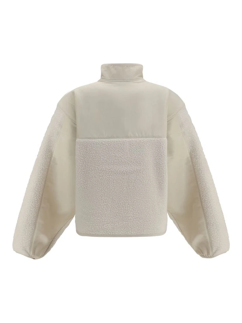 White Recycled Polyester Shell Jacket