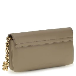 Beige Calf Leather Bos Taurus Wallet