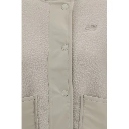 White Recycled Polyester Shell Jacket