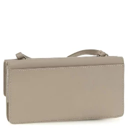 Beige Calf Leather Bos Taurus Wallet