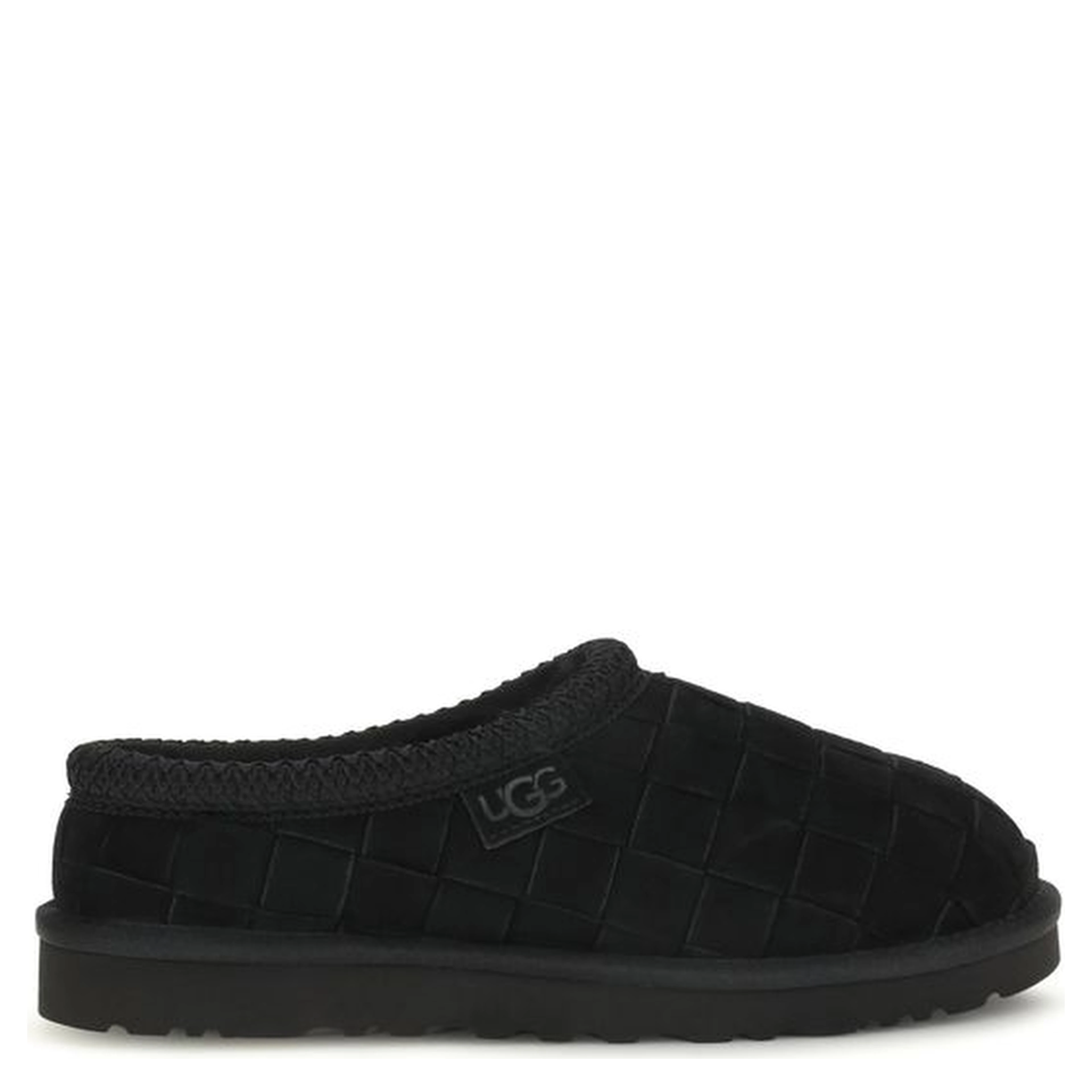 Black Suede Leather Mules