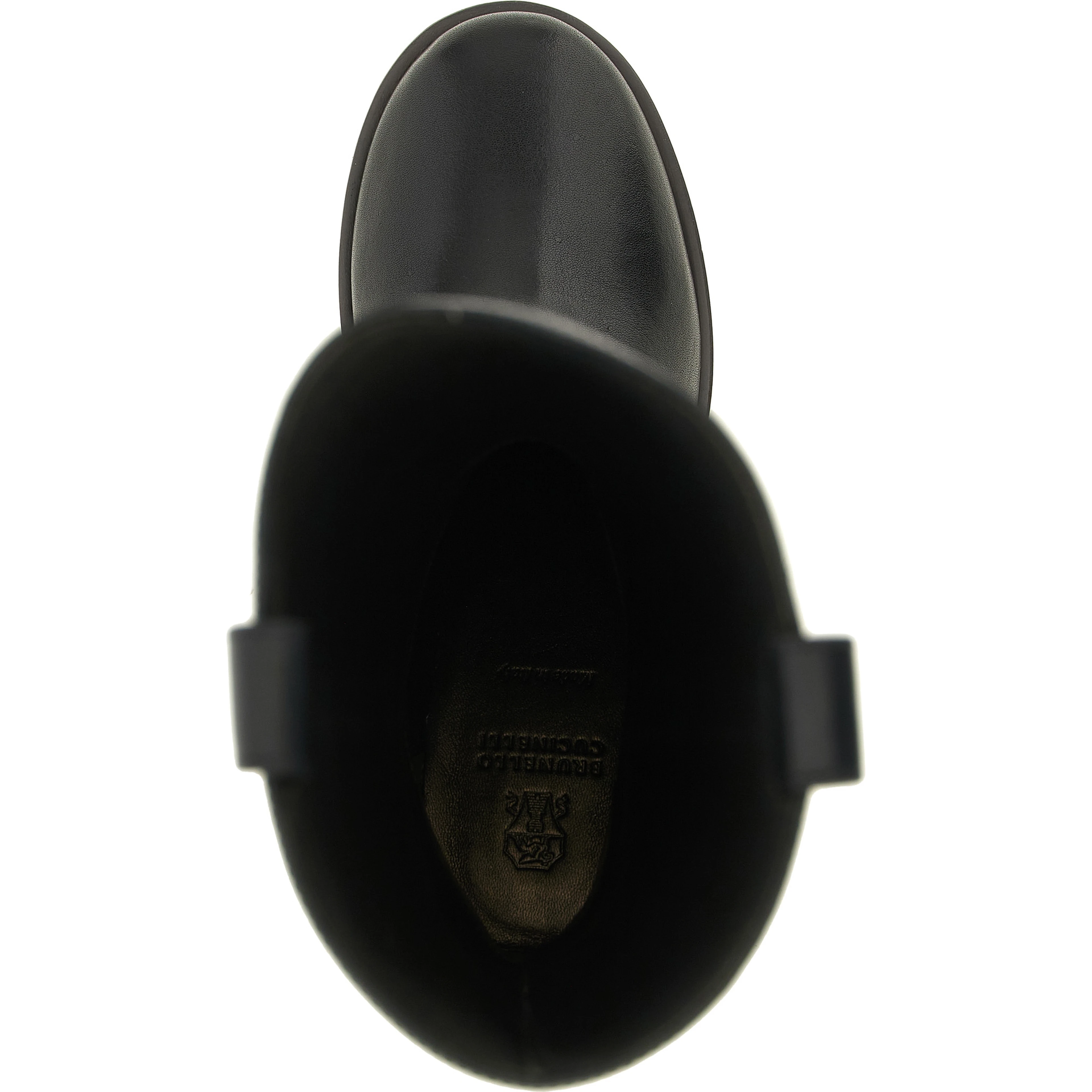 Black Calfskin Over The Knee