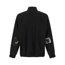 Black Wool Bomber