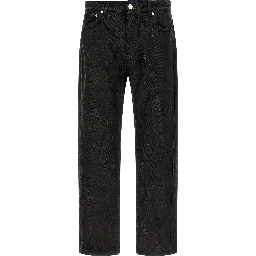 Black Cotton Jeans Denim