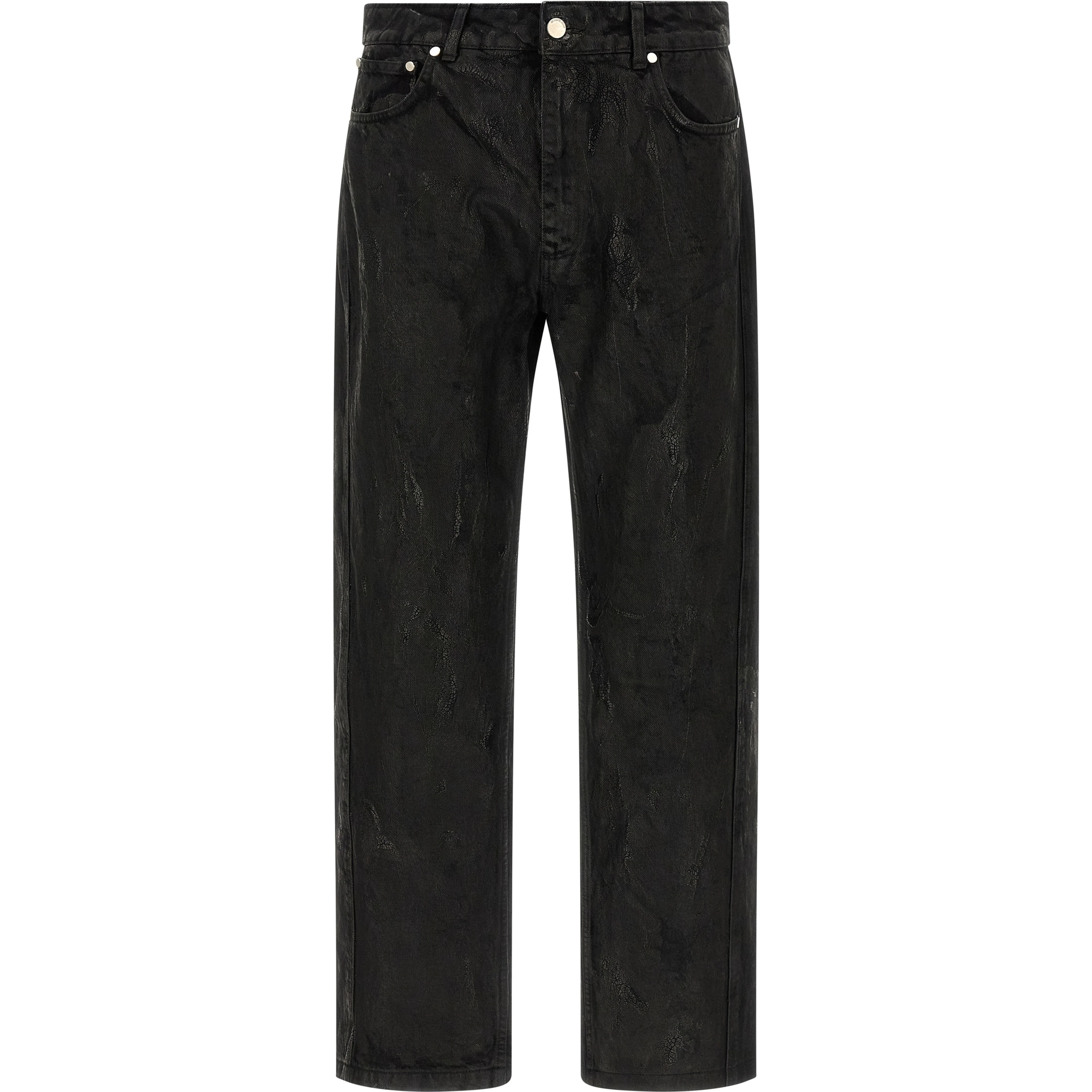Black Cotton Jeans Denim