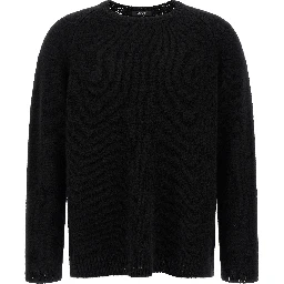 Black Wool Cardigan