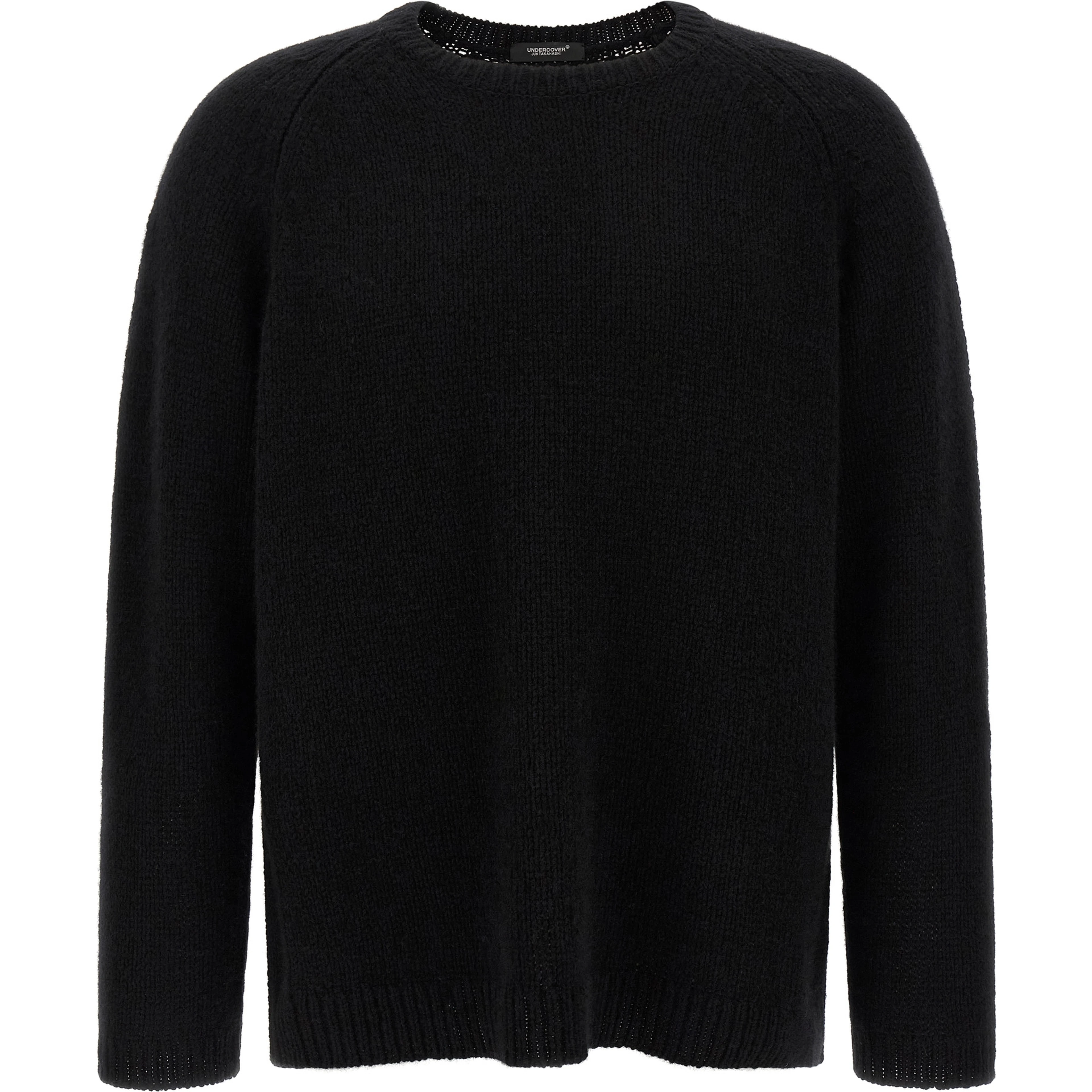 Black Wool Cardigan