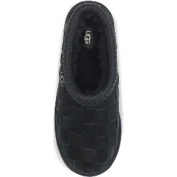 Black Suede Leather Mules