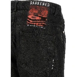 Black Cotton Jeans Denim