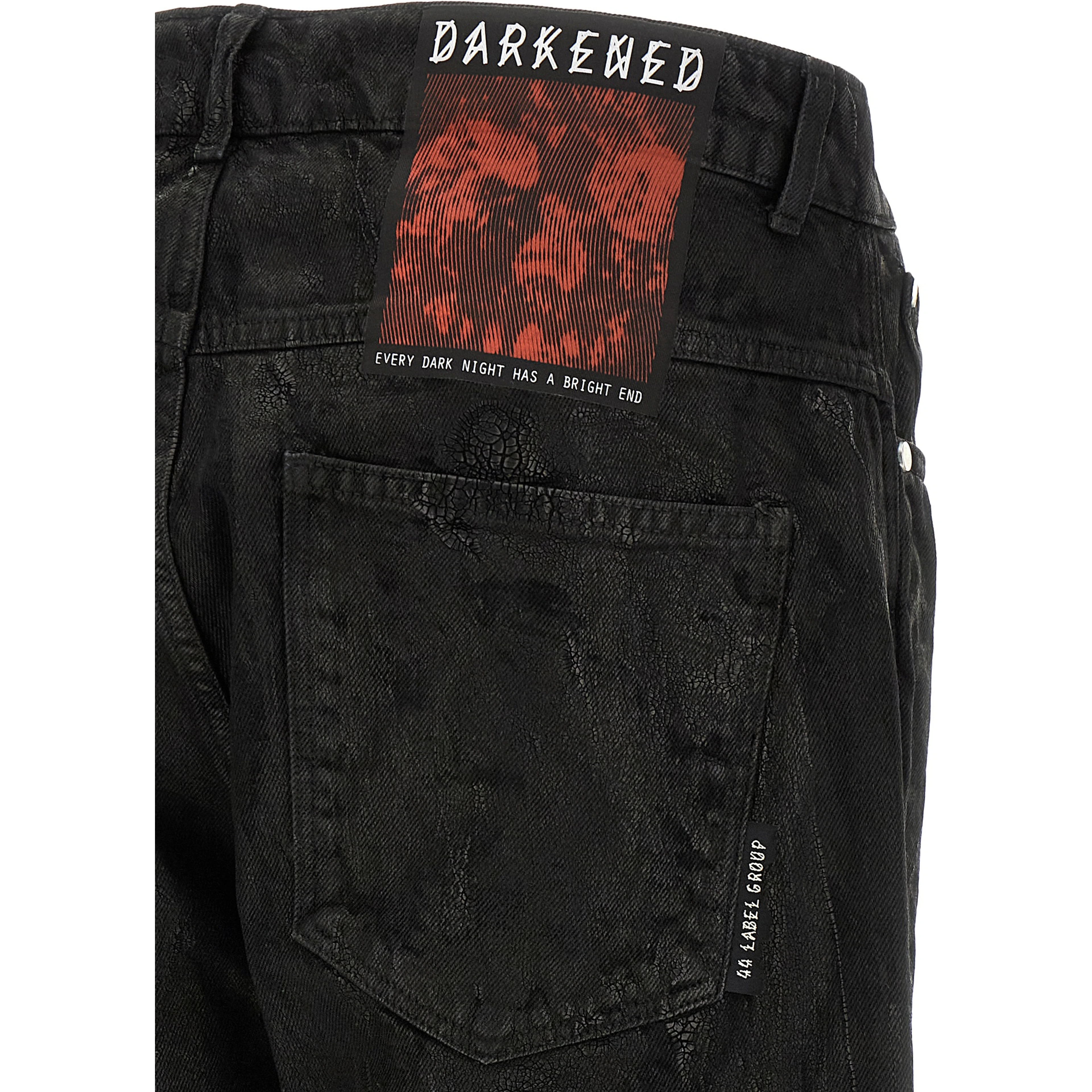 Black Cotton Jeans Denim