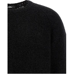 Black Wool Cardigan