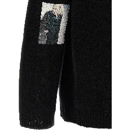 Black Wool Cardigan
