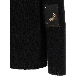 Black Wool Cardigan