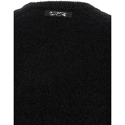 Black Wool Cardigan