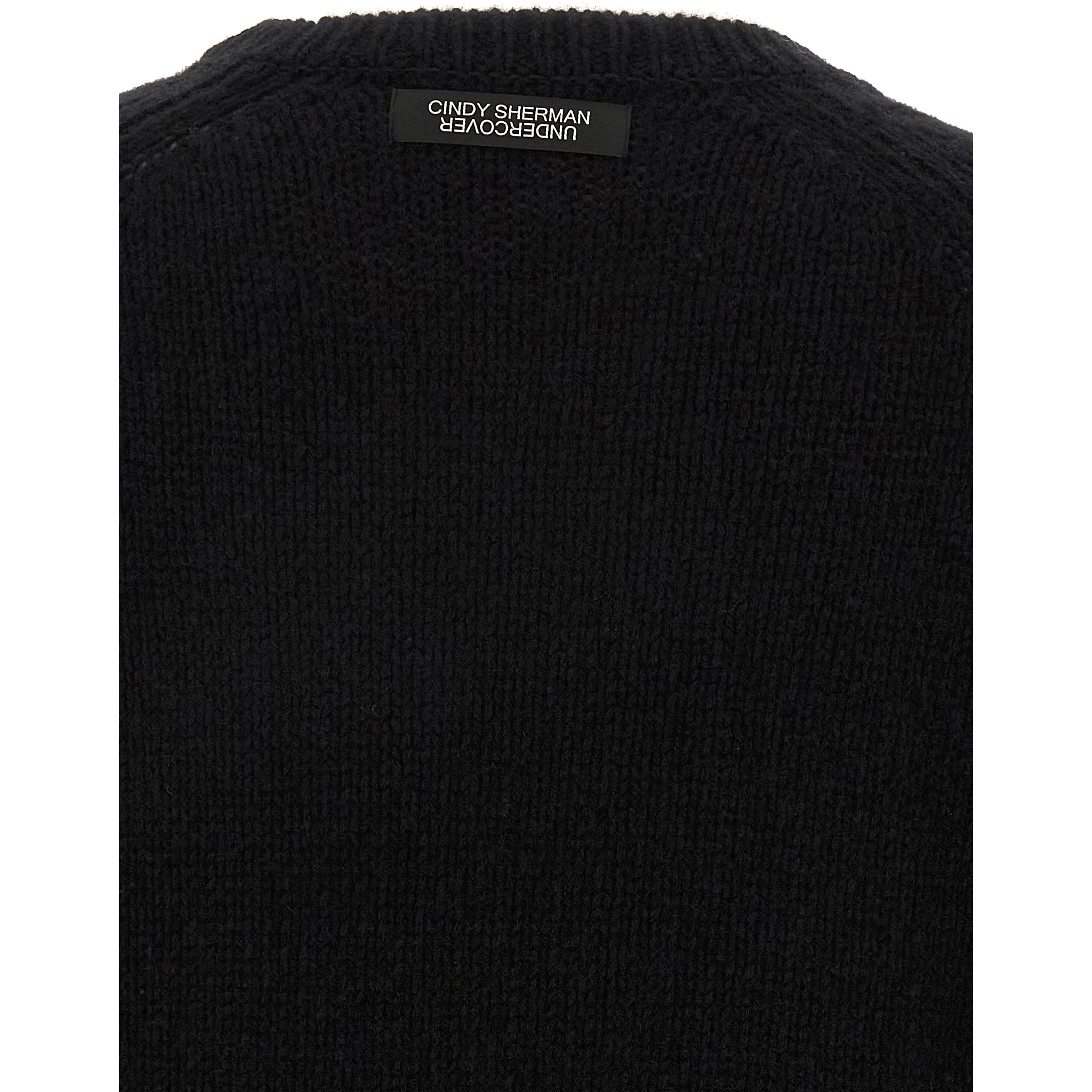 Black Wool Cardigan