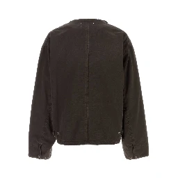 REMOVABLE COLLAR COTTON JACKET