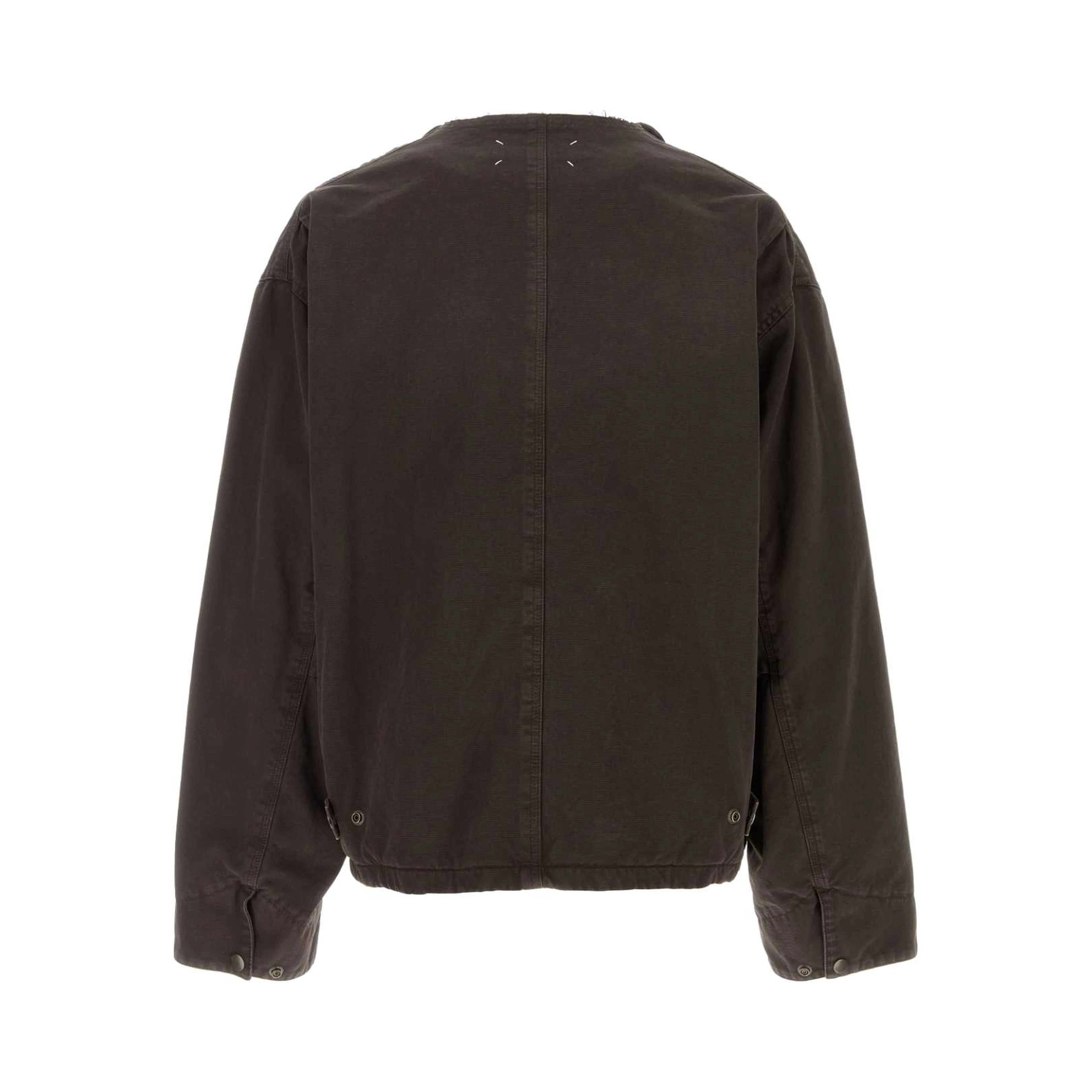 REMOVABLE COLLAR COTTON JACKET