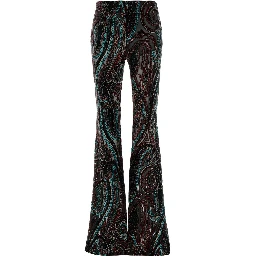 FLARED PRINTED LEGGINS