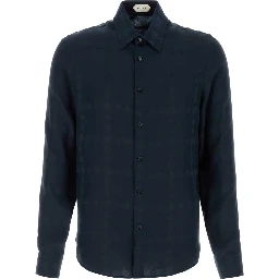 INFORMALSHIRTMEDUSAVINTAGESILKCREPESATINJACQUARD