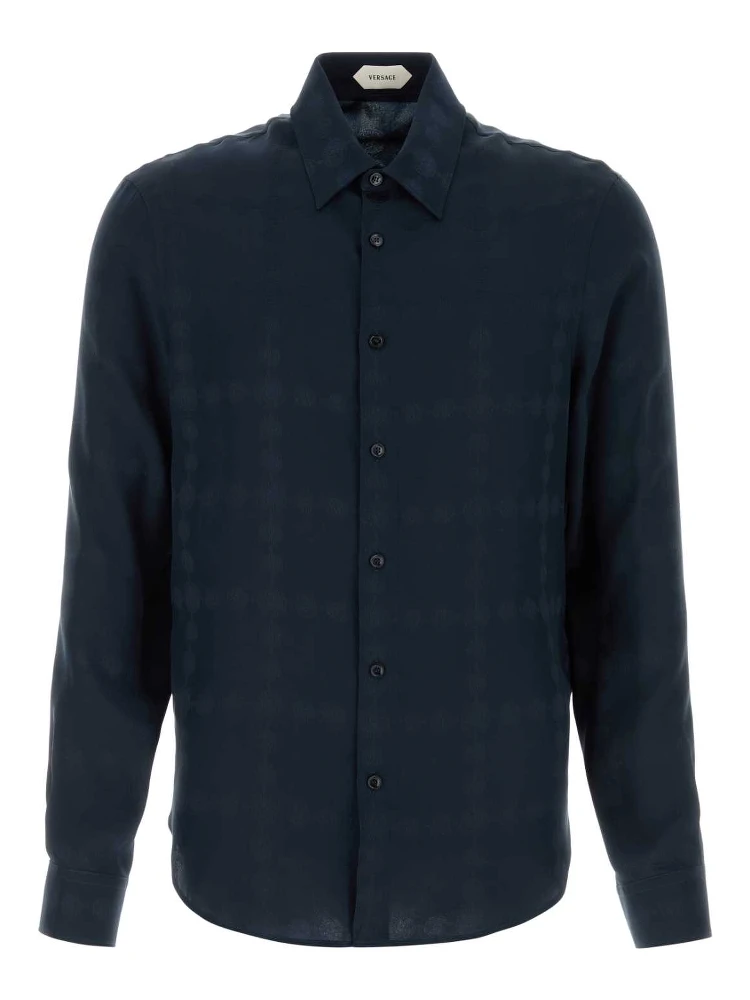 INFORMALSHIRTMEDUSAVINTAGESILKCREPESATINJACQUARD