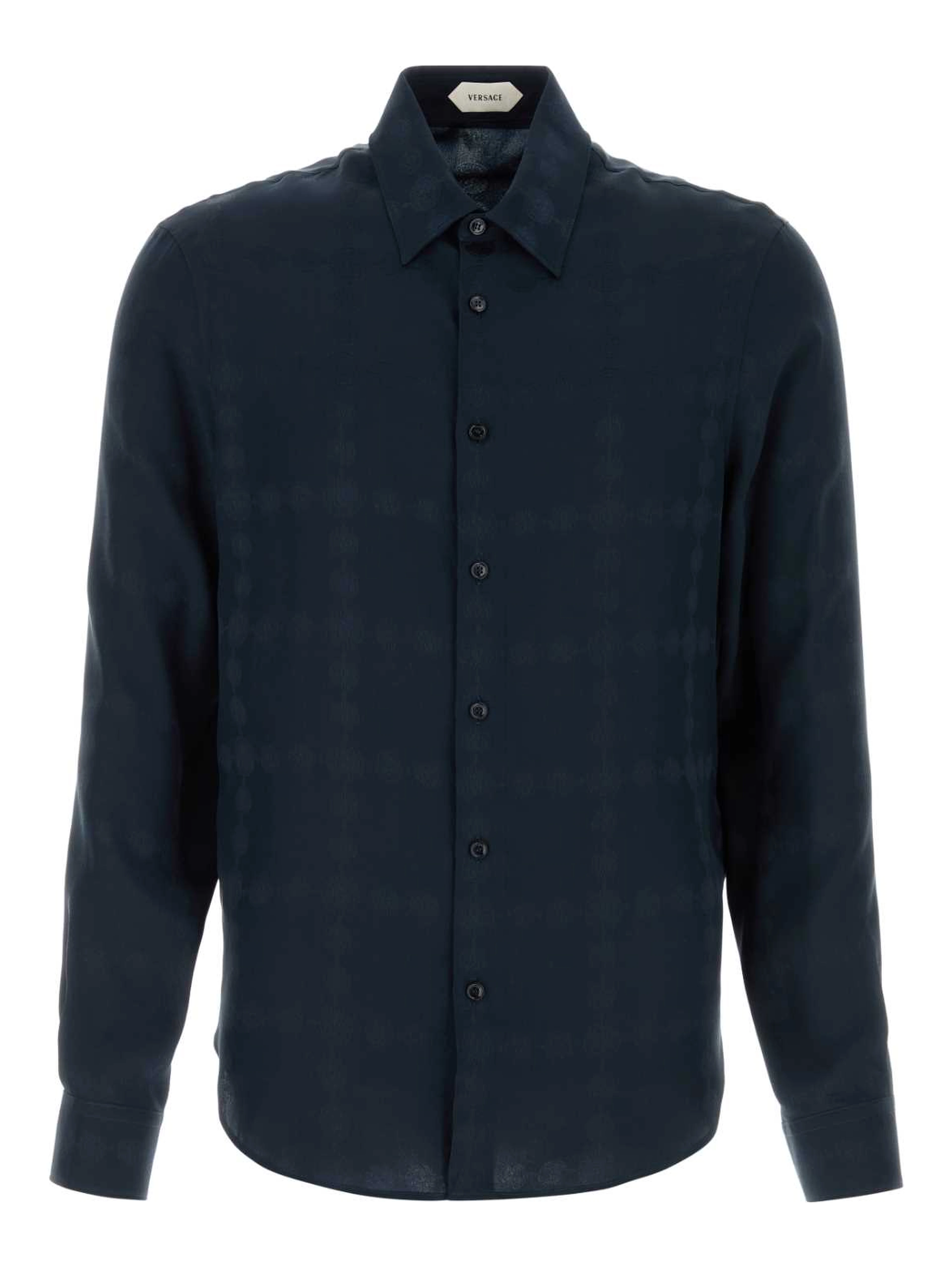 INFORMALSHIRTMEDUSAVINTAGESILKCREPESATINJACQUARD