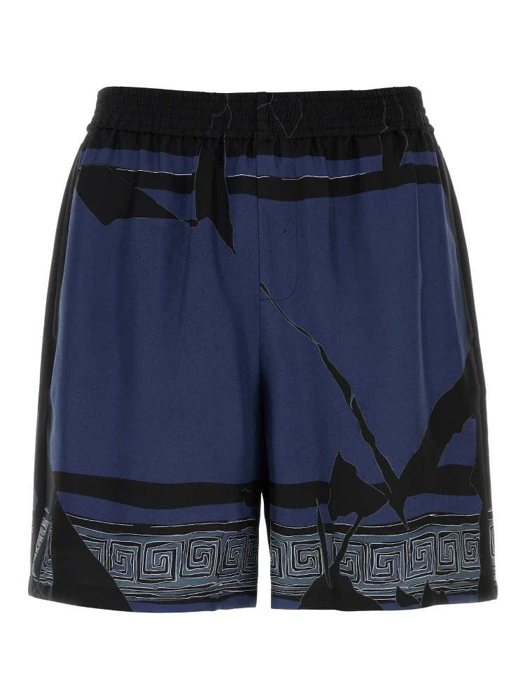 SHORTSSILKTWILLPRINTMEDUSACLUB