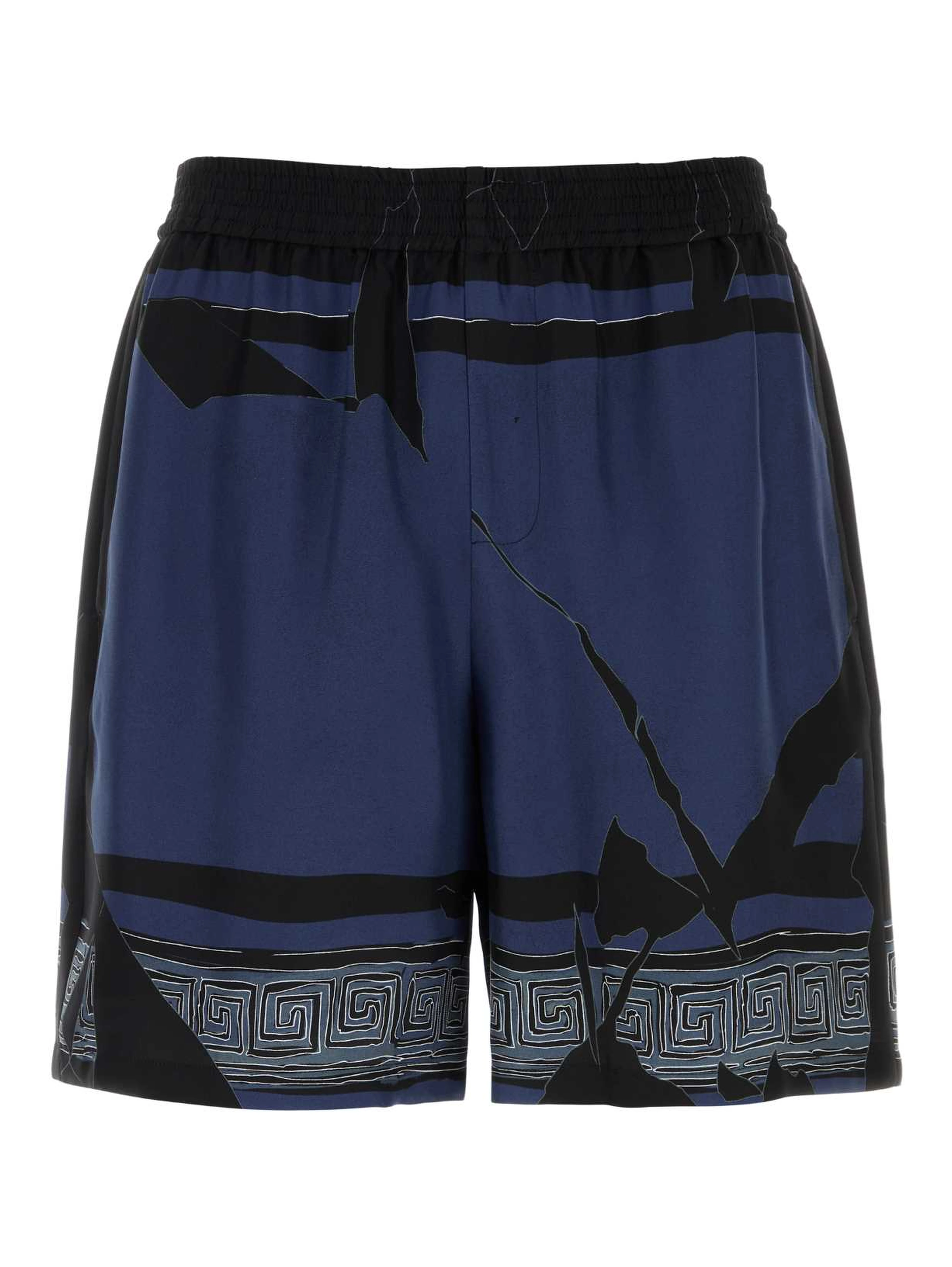 SHORTSSILKTWILLPRINTMEDUSACLUB