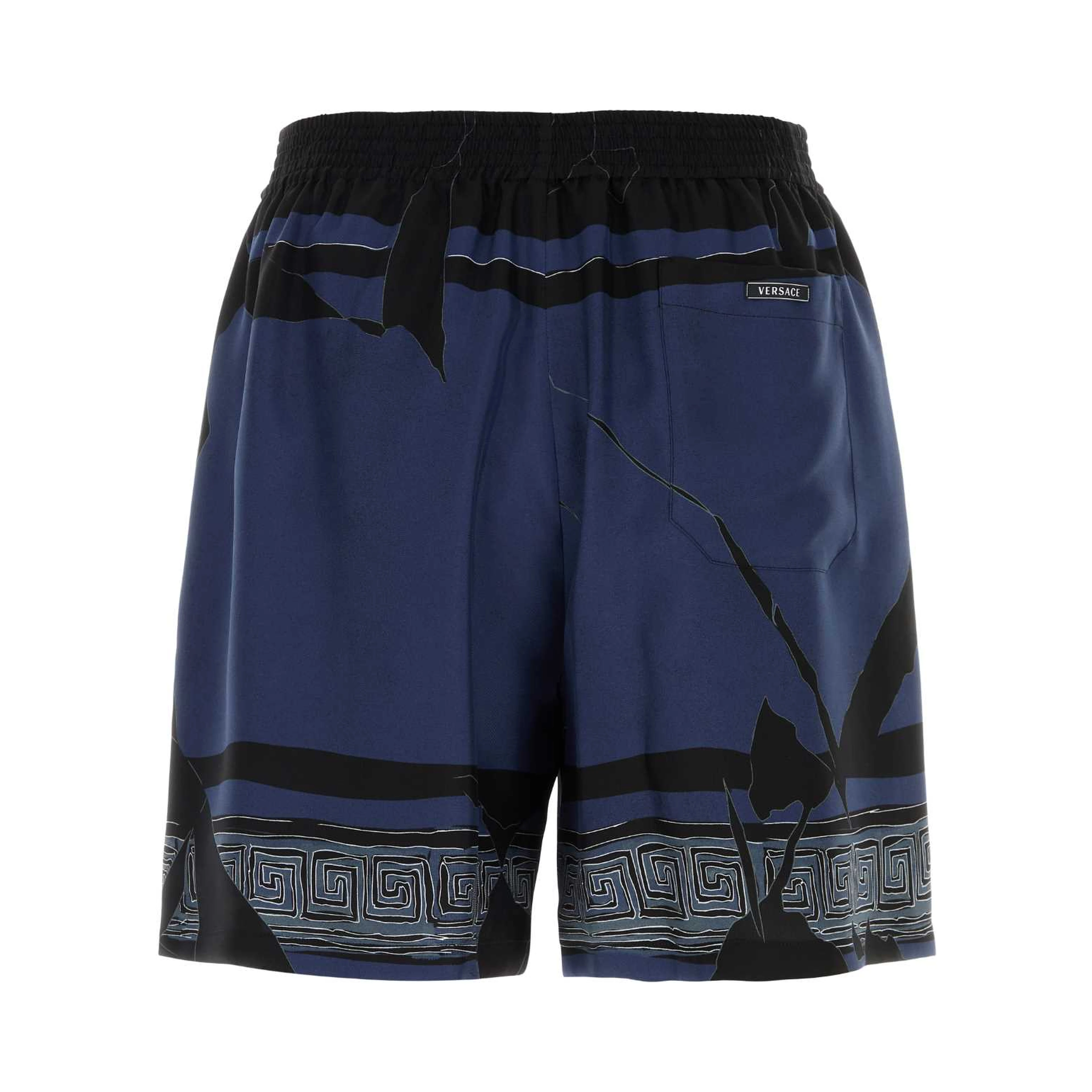 SHORTSSILKTWILLPRINTMEDUSACLUB