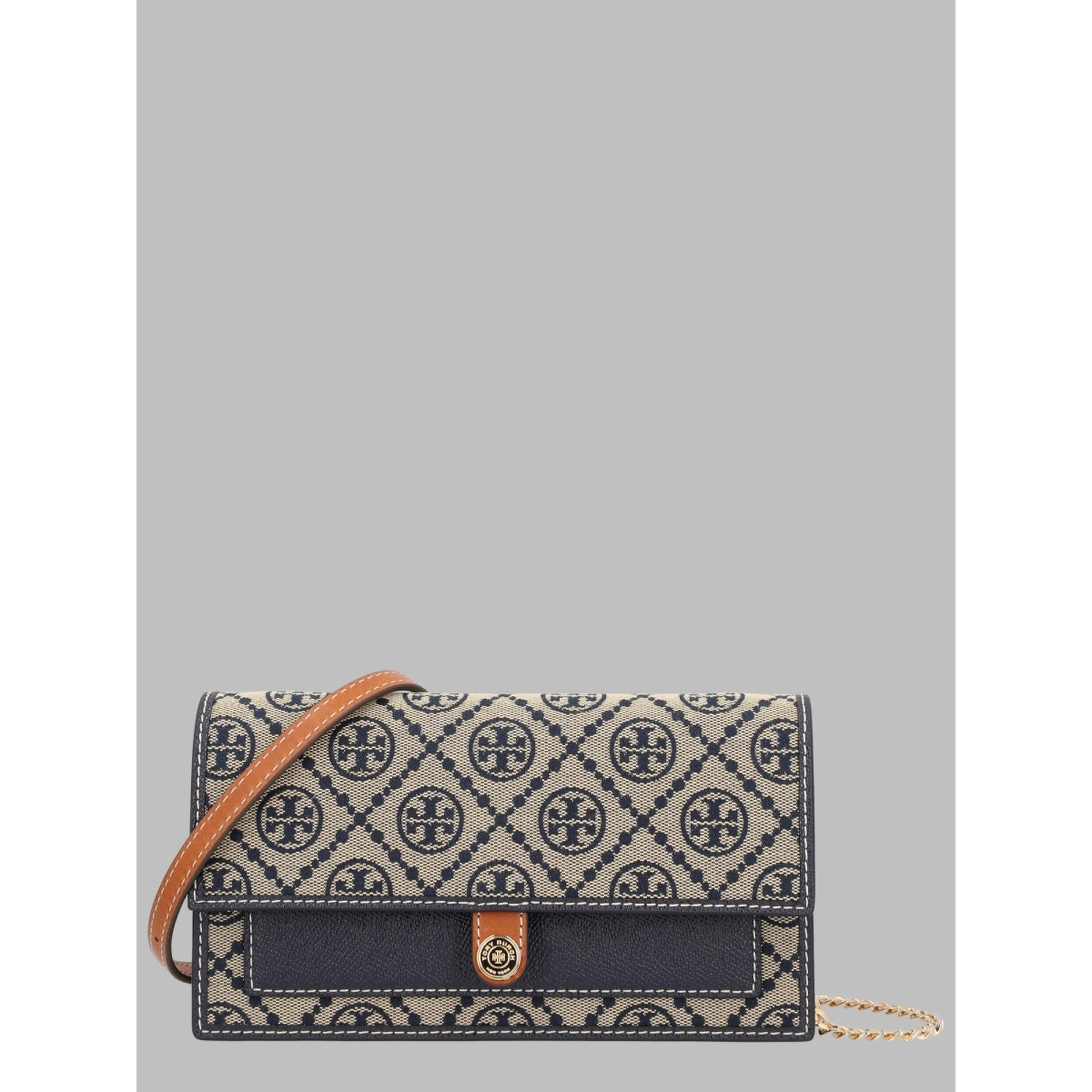 Portafoglio Con Catena T Monogram