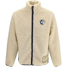 White Polyester Sweatshirt