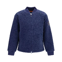 Blue Recycled Polyester Sweatshirt