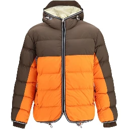 Multicolor Recycled Polyester Full-Length Jacket