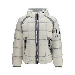 White Polyamide Shell Jacket