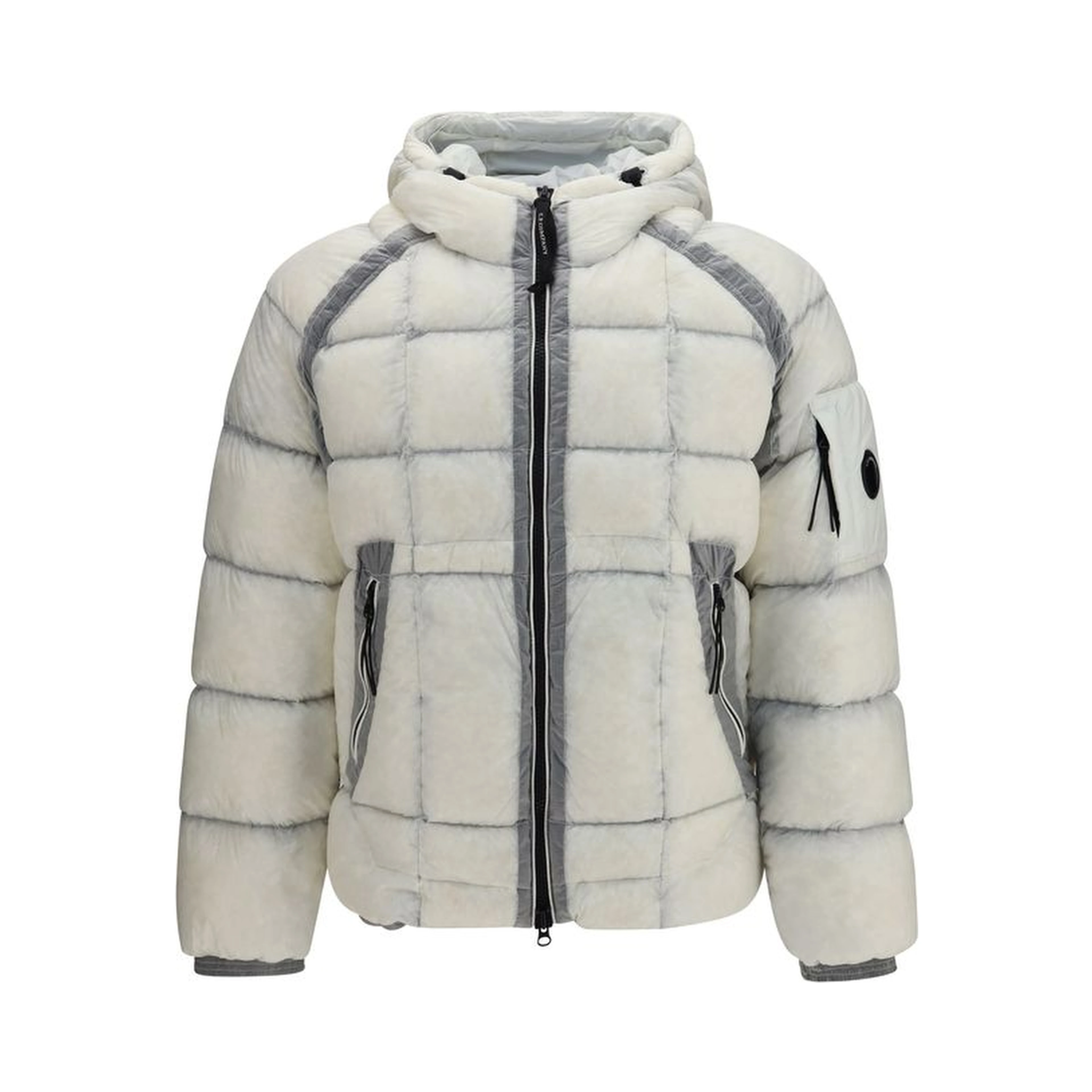 White Polyamide Shell Jacket