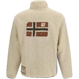 White Polyester Sweatshirt