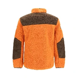 Orange Polyester Sweatshirt