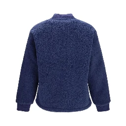 Blue Recycled Polyester Sweatshirt