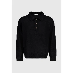 Black Wool Sweatshirt