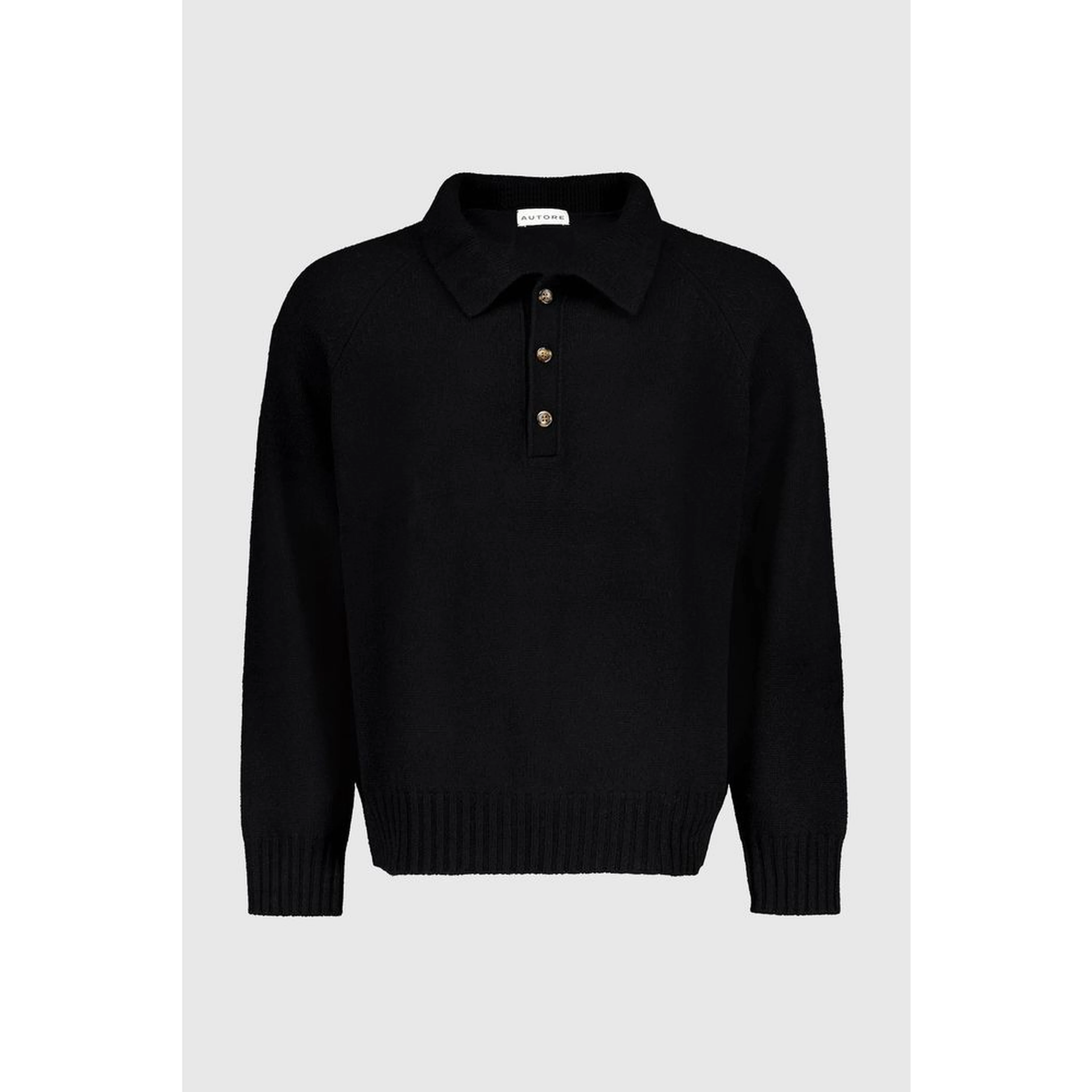 Black Wool Sweatshirt
