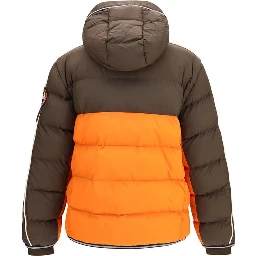 Multicolor Recycled Polyester Full-Length Jacket