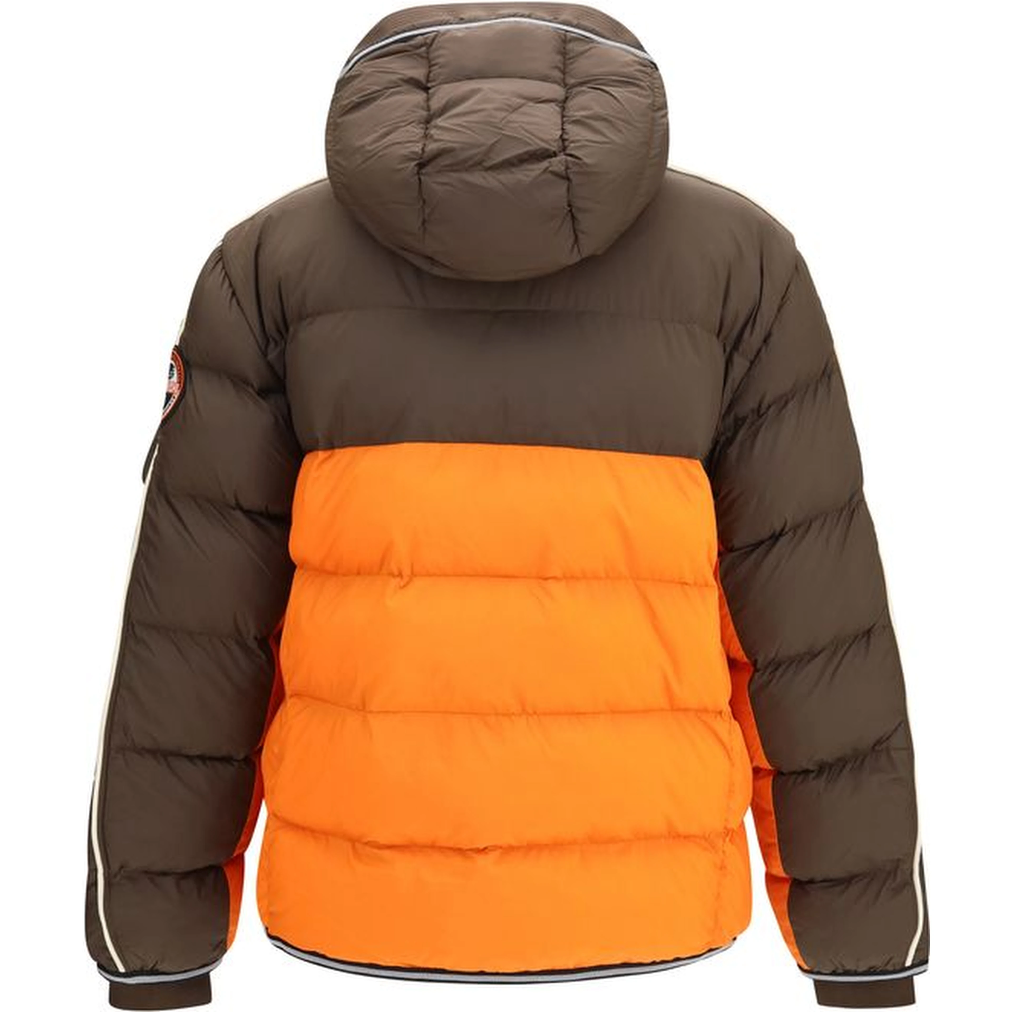 Multicolor Recycled Polyester Full-Length Jacket
