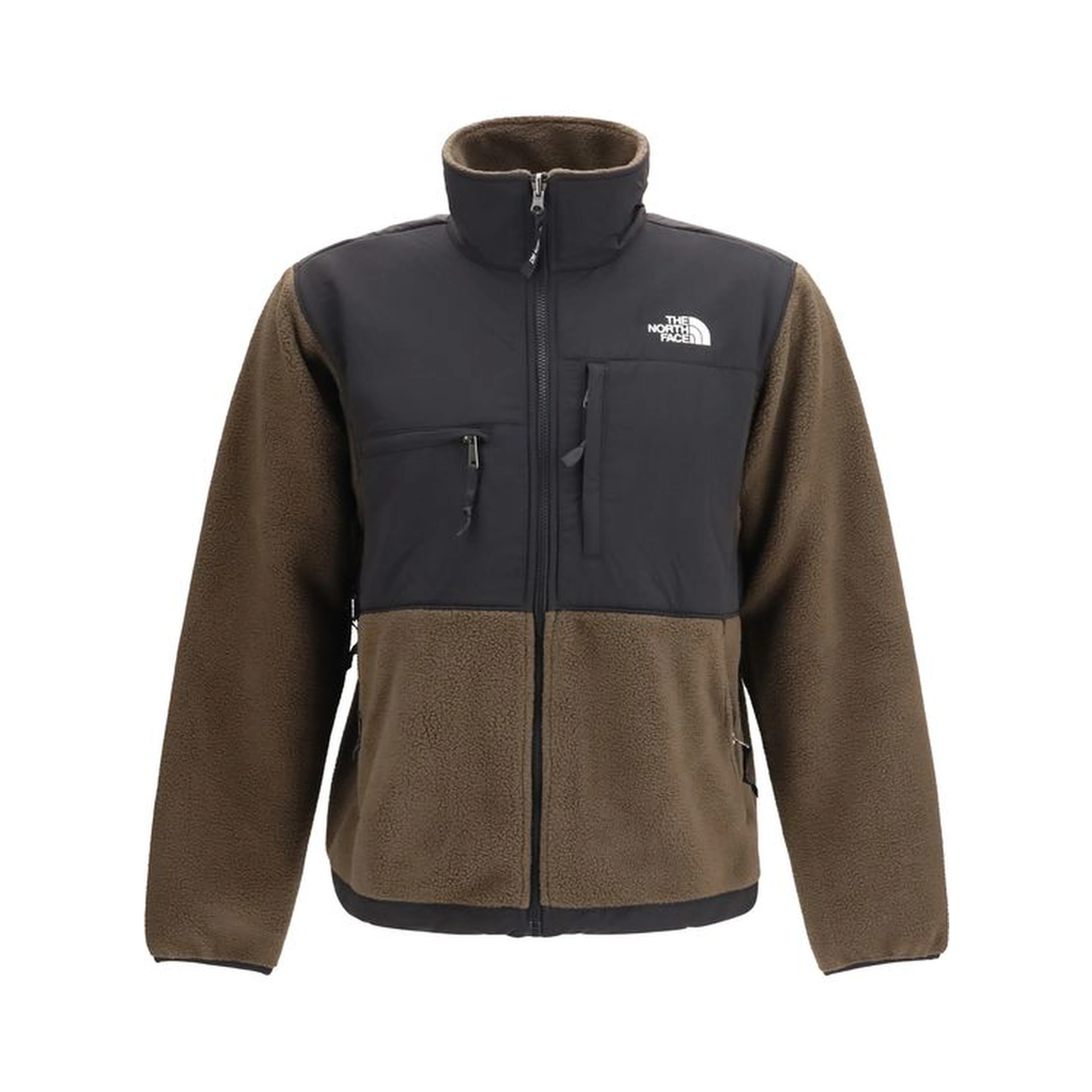 Brown Polyester Shell Jacket