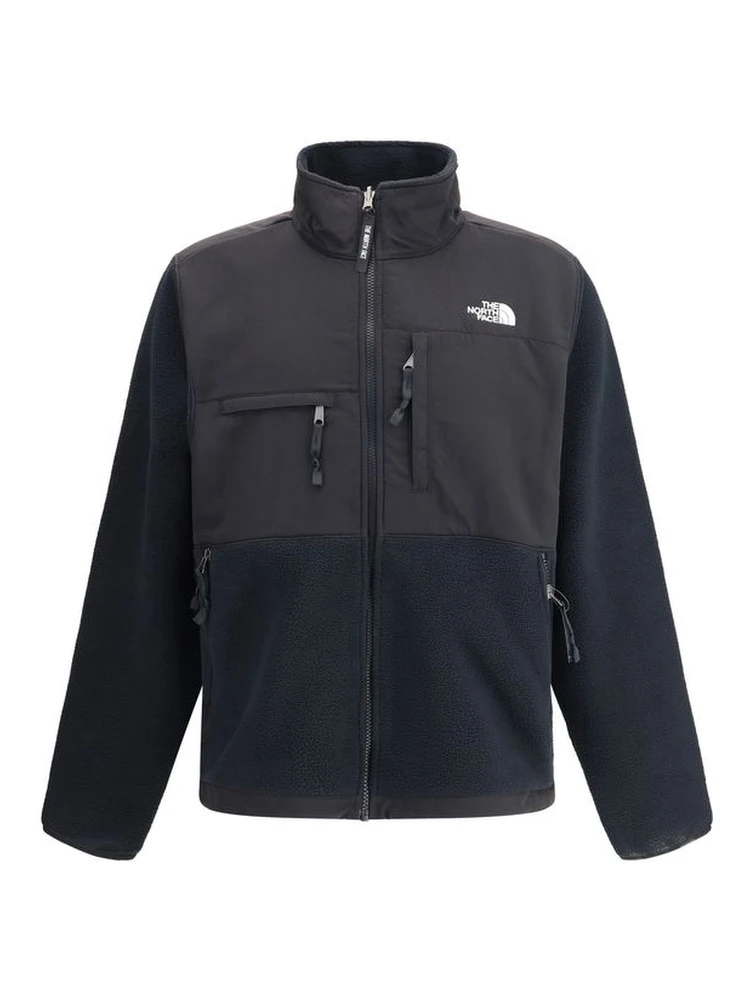 Black Polyamide Full-Length Jacket